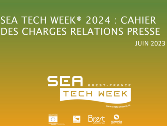 Sea Tech Week® 2024 : Appel d'offres Relations presse