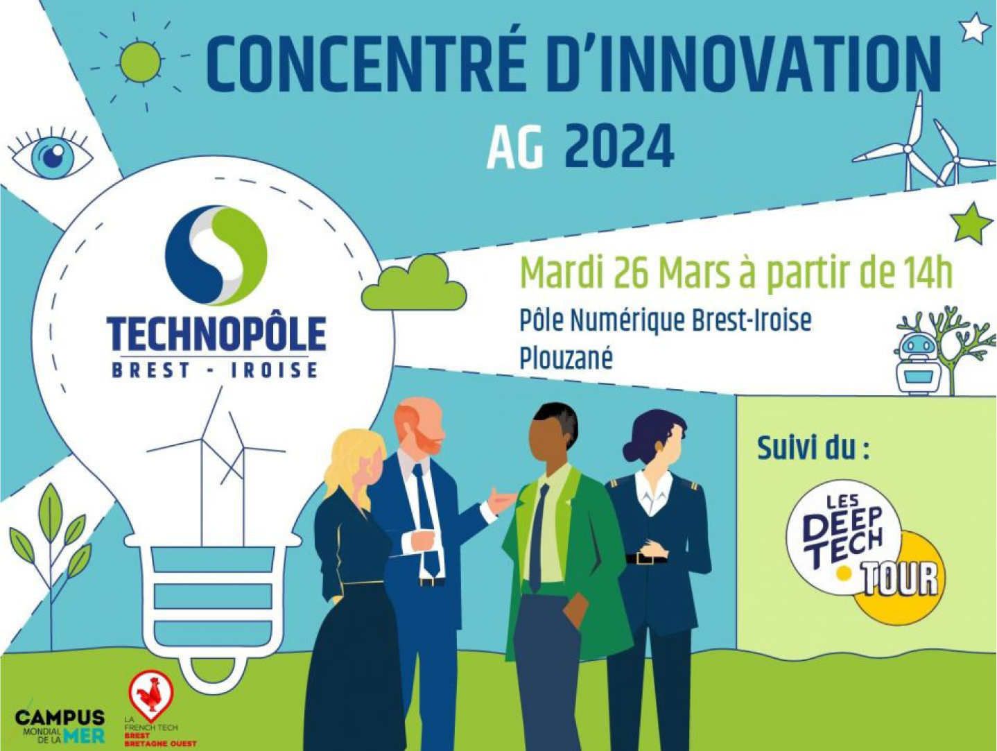 Concentré d'innovation (AG Technopôle) suivi du Deeptech Tour