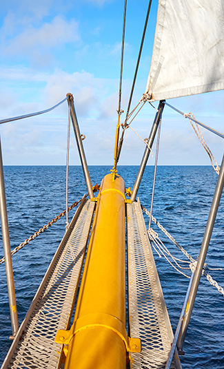 Proue de bateau