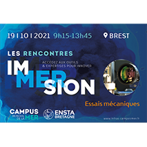 Rencontres IMMERSION n°3 - Essais mécaniques