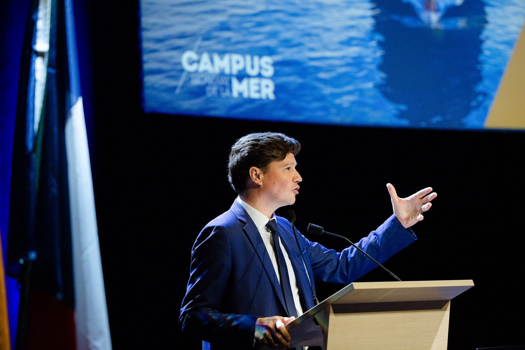 Emmanuel-Marie Petton, animateur de la plénière Sea Tech Week en 2022