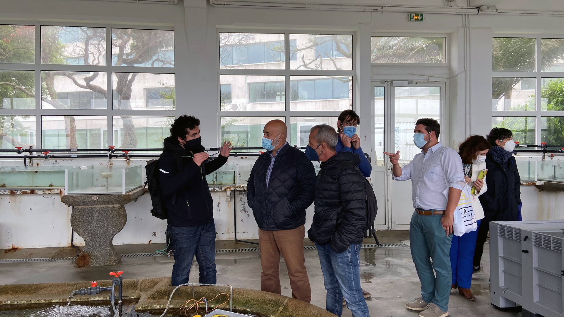 Discovery of the aquarium and basins of the Roscoff Biological Station