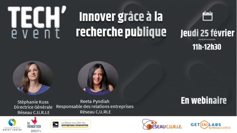 Tech'Event : innover grâce à la recherche publique