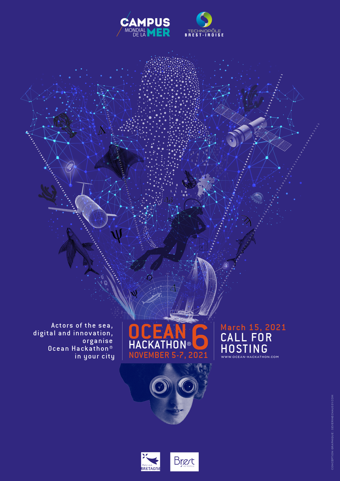 Affiche Ocean Hackathon® 2021