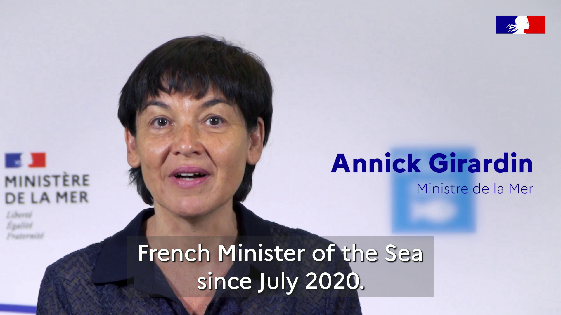 Testimony of Annick Girardin, French Minister for the Sea