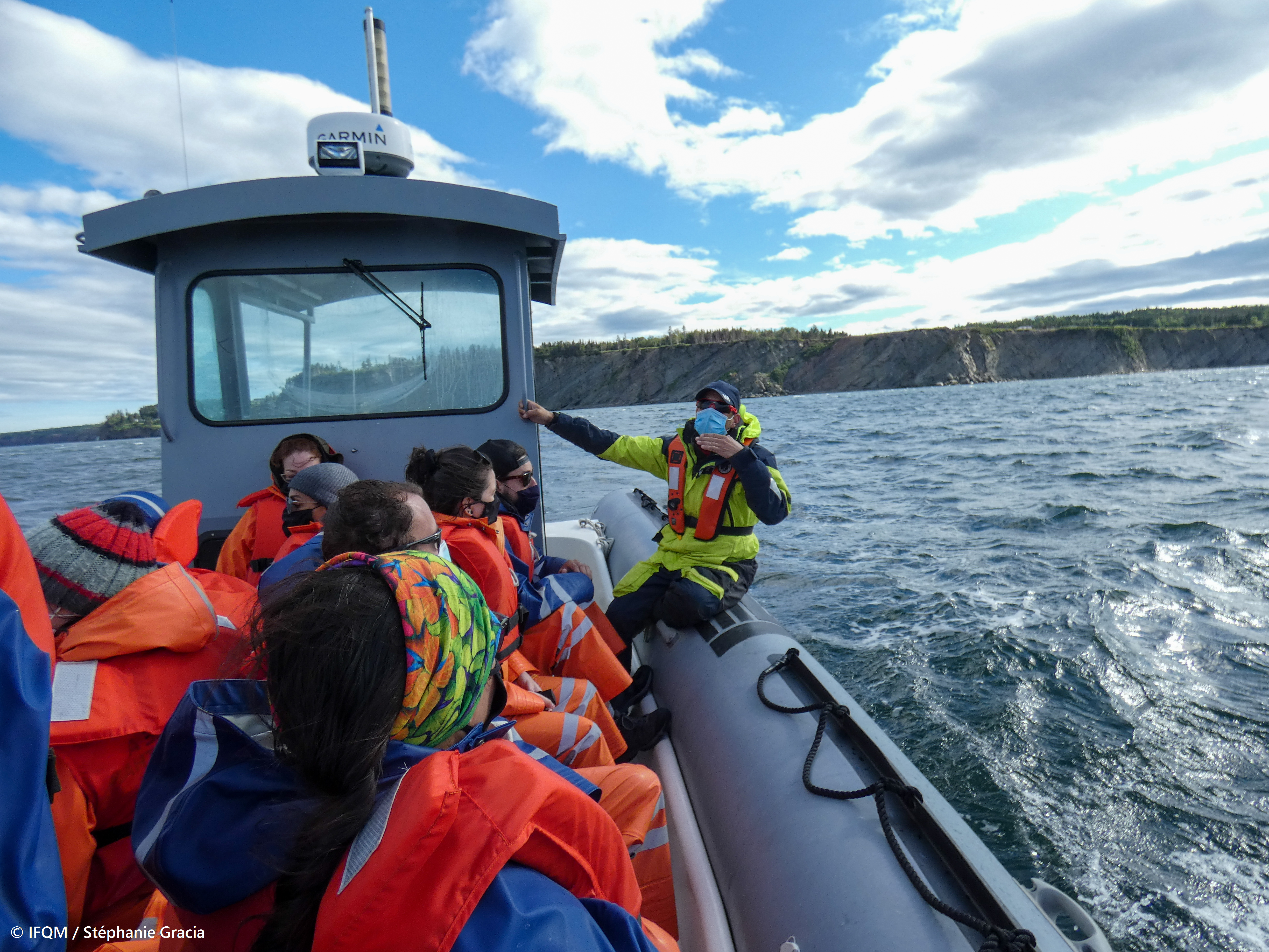 Sortie en baie de Morlaix - © Stéphanie Gracia / IFQM