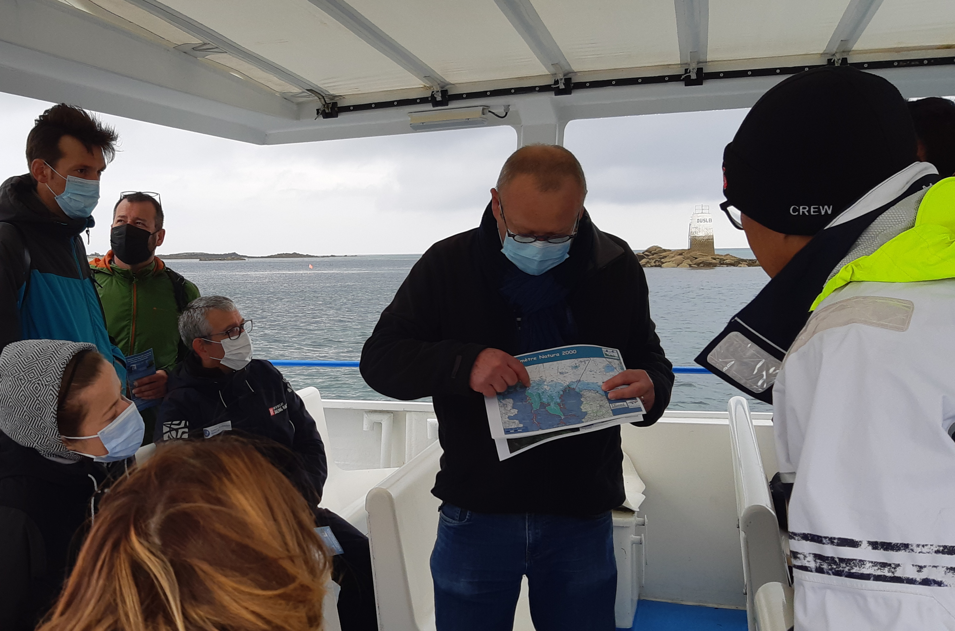 Sortie en baie de Morlaix commentée par Eric Thiébaut (Station biologique de Roscoff)