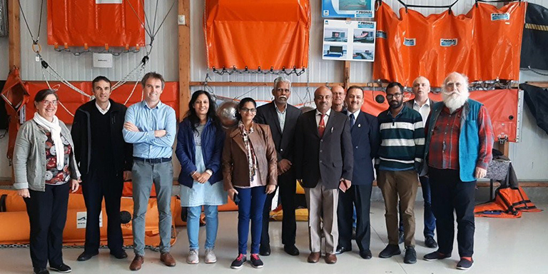 Visite du Cedre par la délégation indienne