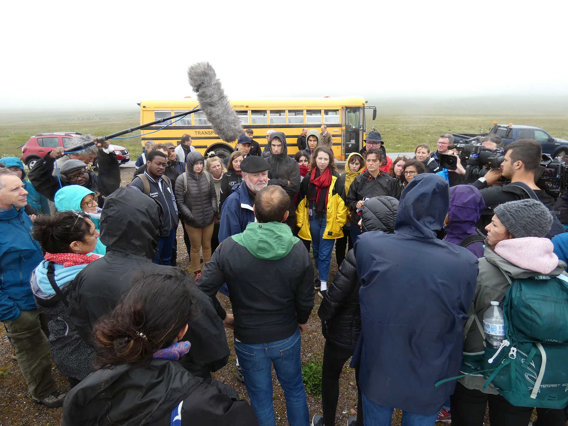 Sortie de terrain lors de l'université d'été de l'IFQM