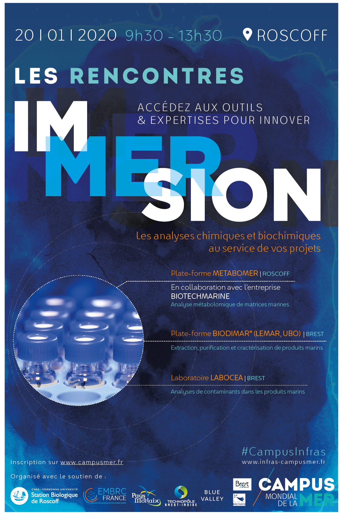 Affiche des premières rencontres imMERsion