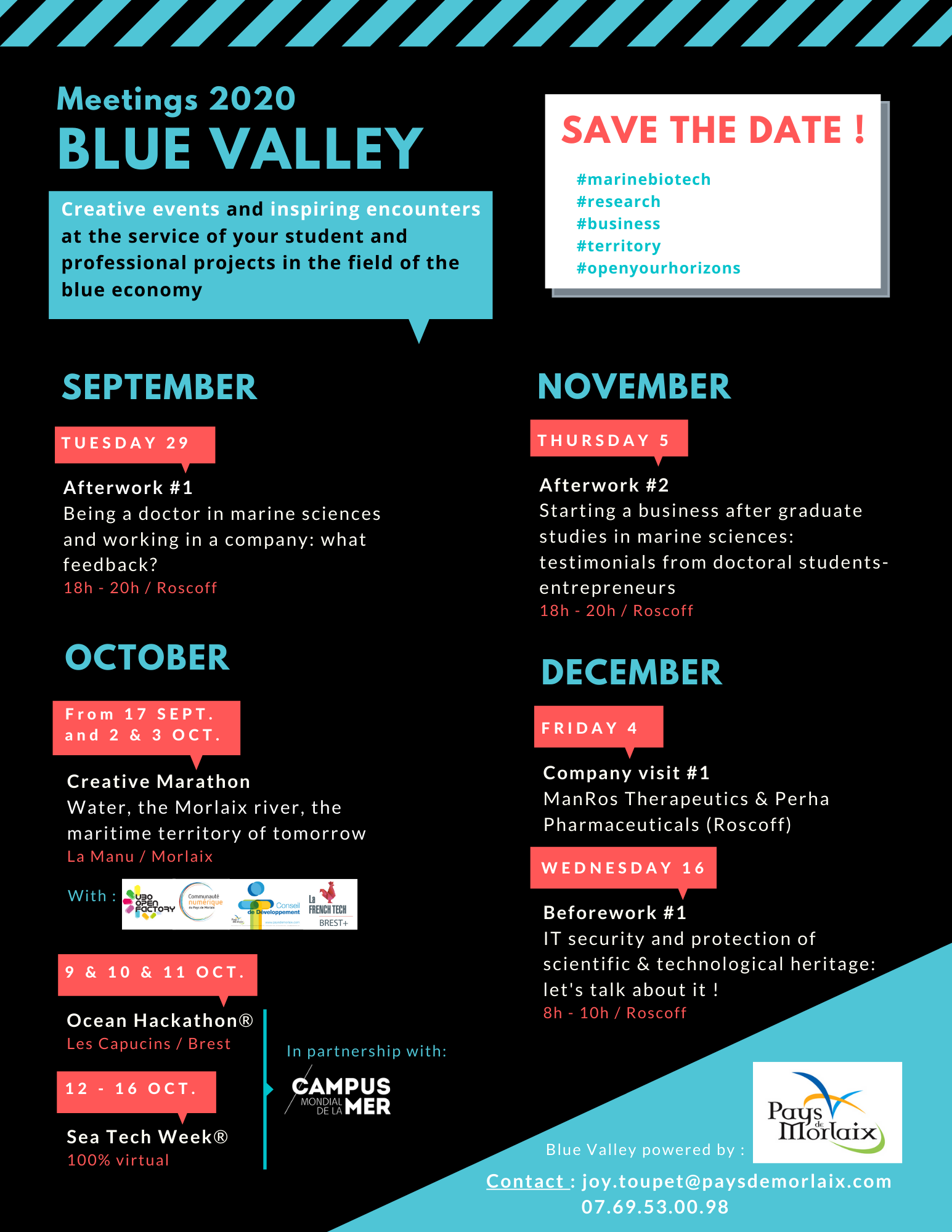 Blue Valley 2020 meetings programme