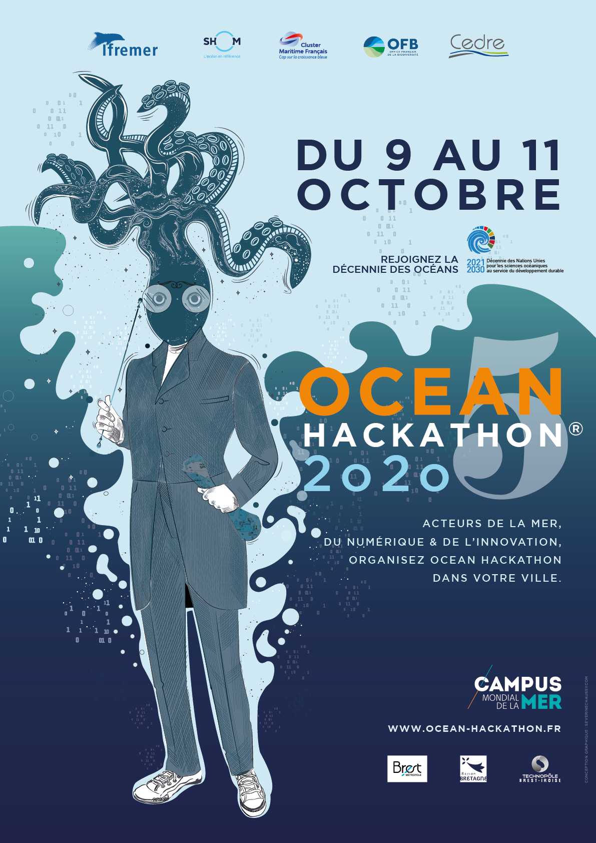 Affiche Ocean Hackathon® 2020