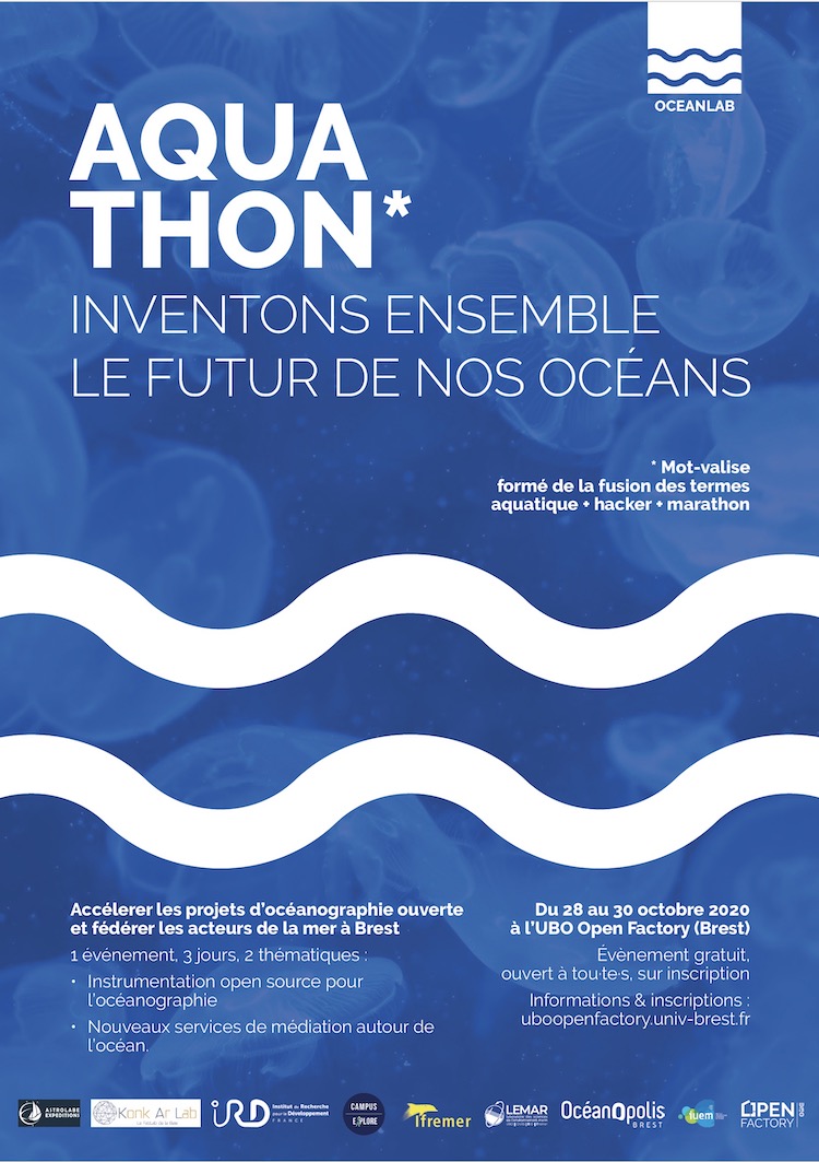 Affiche de l'Aquathon 2020