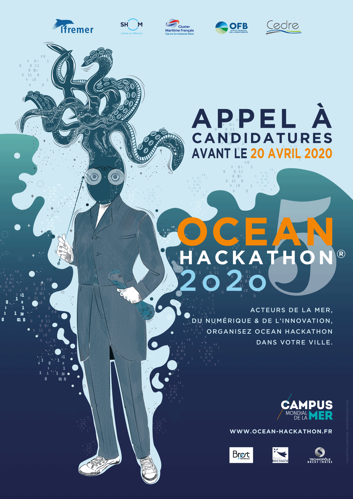 Affiche Ocean Hackathon® 2020