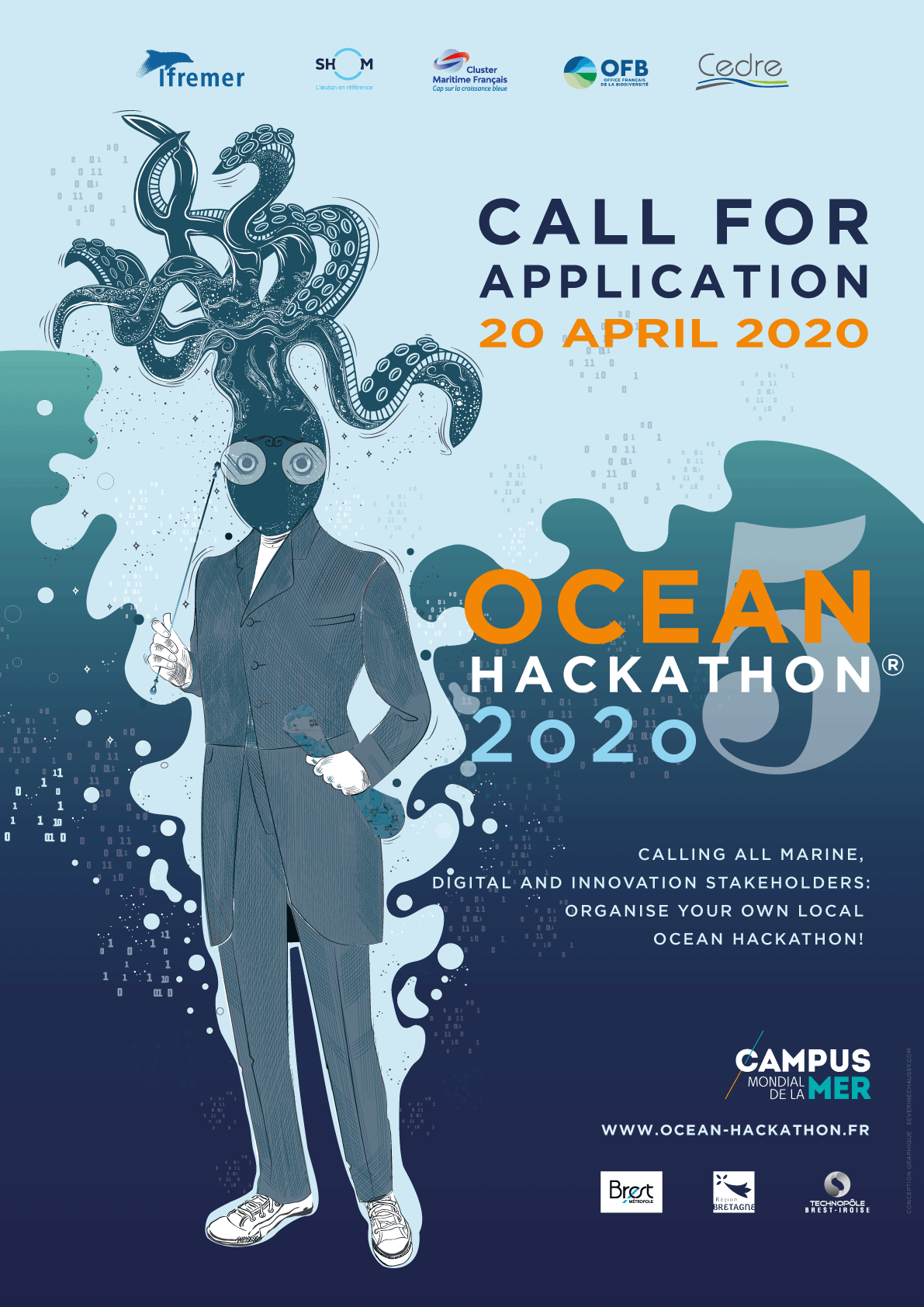 Ocean Hackathon® 2020 poster