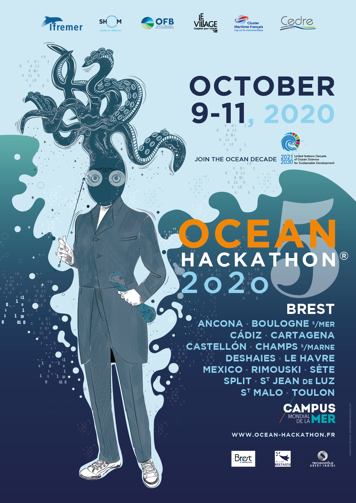 Ocean Hackathon­­® 2020 poster