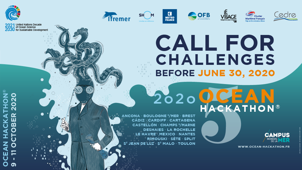 Ocean Hackathon® 2020 Call for Challenges