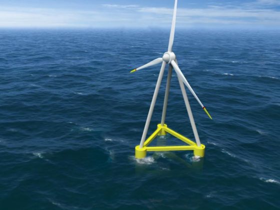 The 1/10 scale floating wind turbine of the 12MW EOLINK concept is operational.