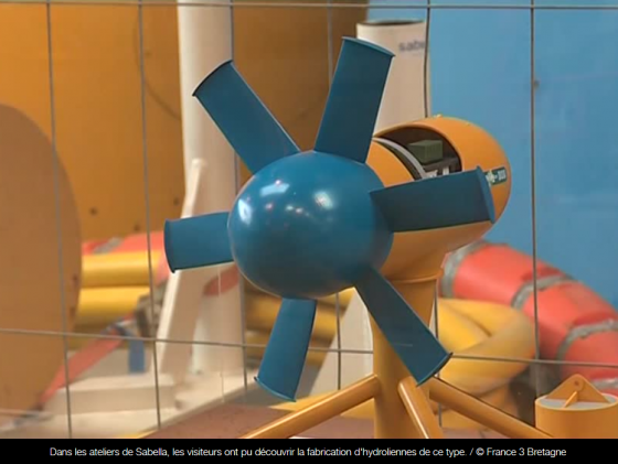 The tidal turbine of the Breton SME Sabella will be submerged again off the island of Ouessant