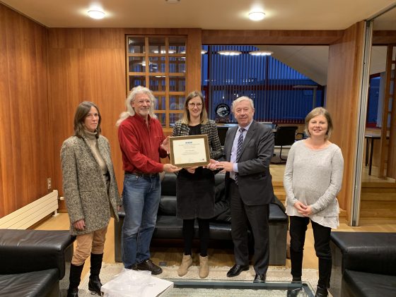 Brest Metropole receives an IEEE OES award for Sea Tech Week