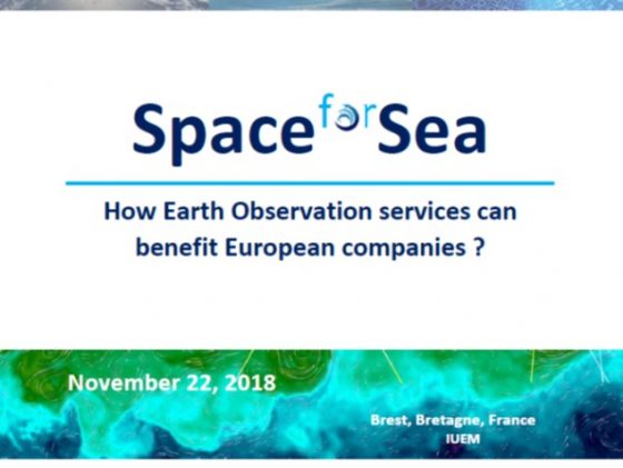 "Space for Sea" programme is now available
