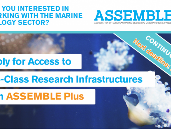 ASSEMBLE Plus: Apply for access to top-class european infrastructures in marine biology