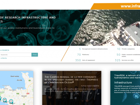 The research infrastructure and facilities portal of Campus mondial de la mer is online!