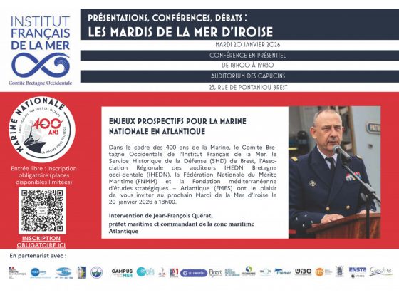 Les Mardis de la Mer d'Iroise : Enjeux prospectifs pour la marine nationale en atlantique