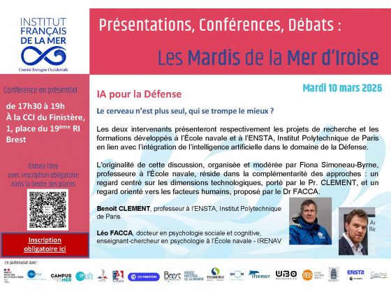 Mardi de la Mer d'Iroise: IA pour la Défense