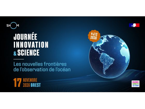 SAVE THE DATE - "Les nouvelles frontières de l'observation de l'océan" : une Journée Innovation & Science 2026 organisée par le Shom