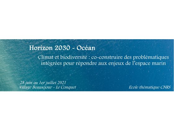 Ecole thématique CNRS Horizon 2030 - Océan