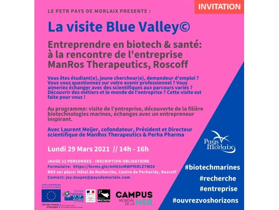 La visite Blue Valley : ManRos Therapeutics