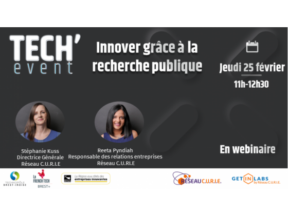 Tech'Event : innover grâce à la recherche publique