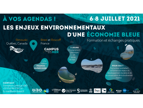 Formation "Enjeux environnementaux d'une économie bleue"