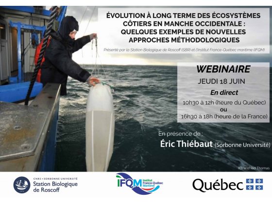 Webinaire : Évolution à long terme des écosystèmes côtiers en manche occidentale