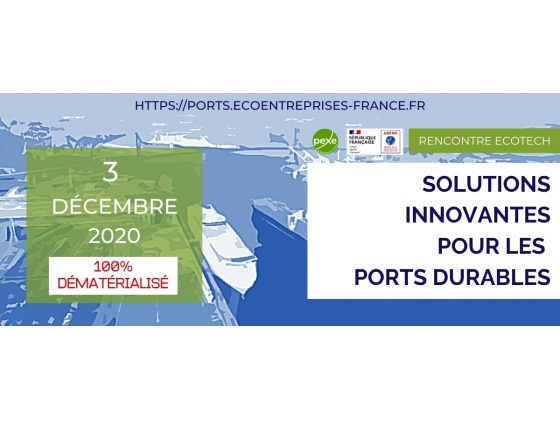 Rencontre Ecotech Solutions innovantes pour les Ports durables