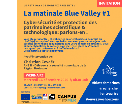 La matinale Blue Valley #1 : cybersécurité