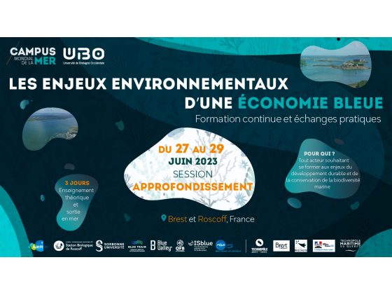 Formation enjeux environnementaux d'une économie bleue - session approfondissement