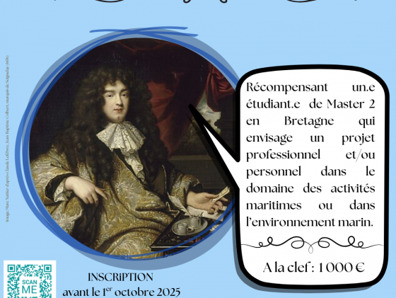 Appel à candidatures : Prix Seignelay 2025