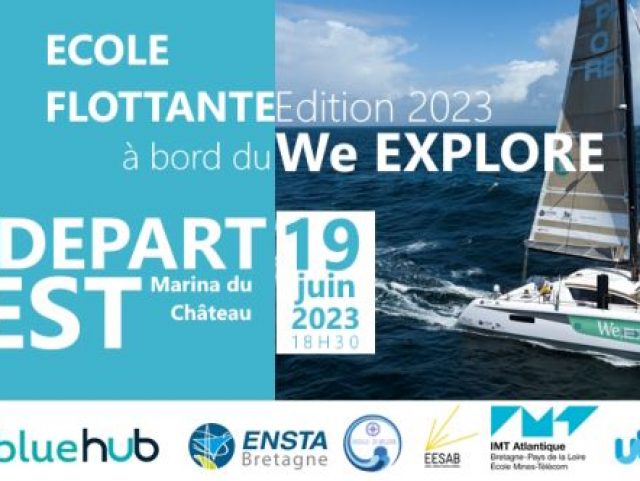 WeExplore - Départ de l'Ecole flottante 2023