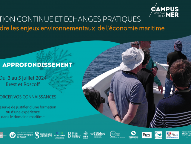 Formation Comprendre les enjeux environnementaux de l'économie maritime : session Approfondissement