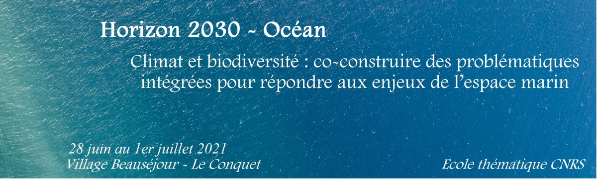 Ecole thématique CNRS Horizon 2030 - Océan