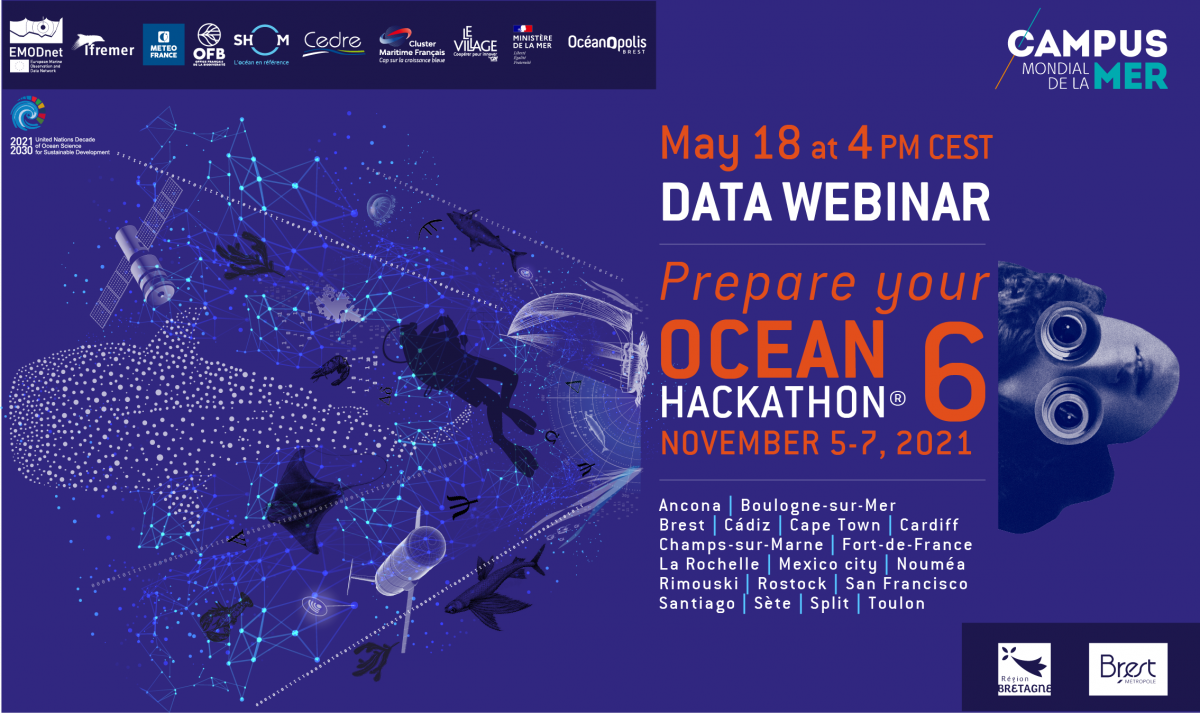 Data Webinar: prepare your Ocean Hackathon®