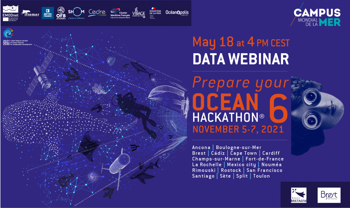 Webinaire "Data" : préparez votre Ocean Hackathon®