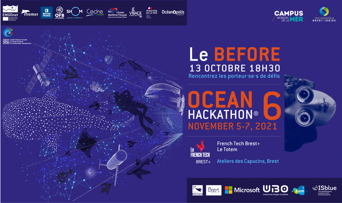 Ocean Hackathon® 2021 : le Before Brest