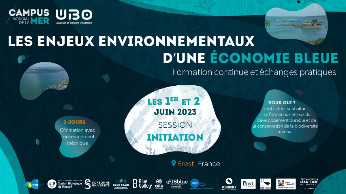 Formation enjeux environnementaux d'une économie bleue - session initiation