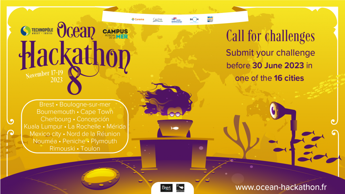 Ocean Hackathon® 2023 : proposez votre défi !