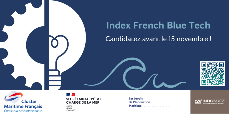 Entreprises innovantes du maritime : saisissez l’occasion de vous rendre un peu plus visible avec l’Index French Blue Tech