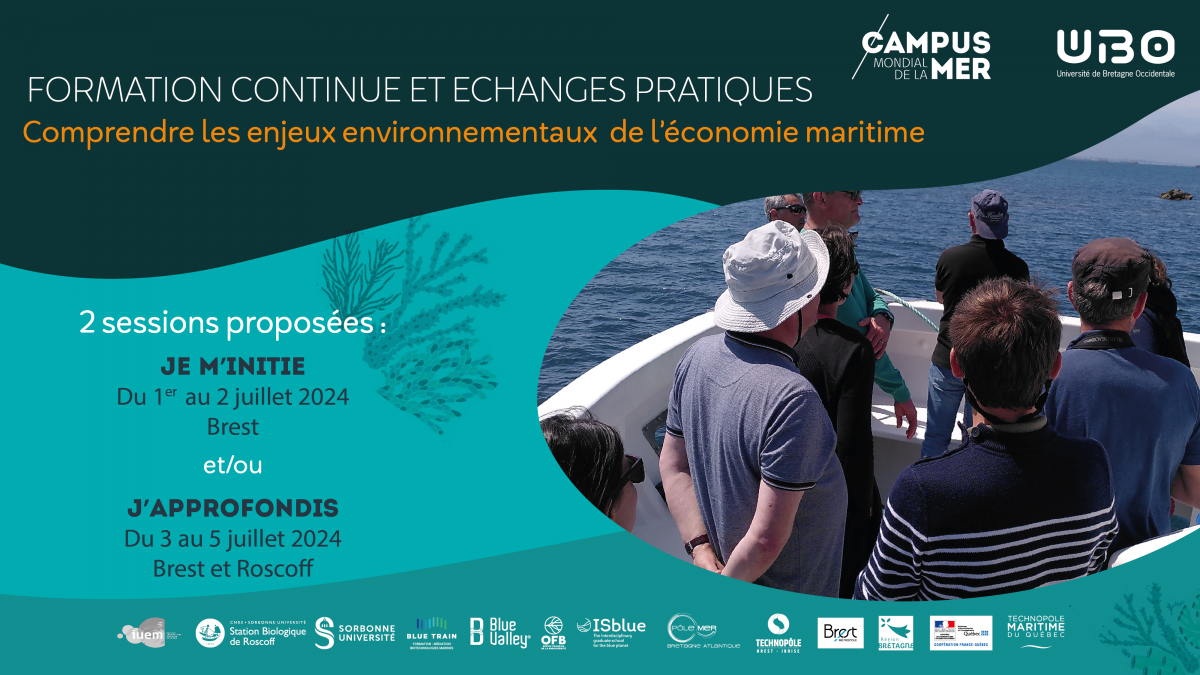 Ouverture des inscriptions pour la formation "Comprendre les enjeux environnementaux de l'économie maritime"