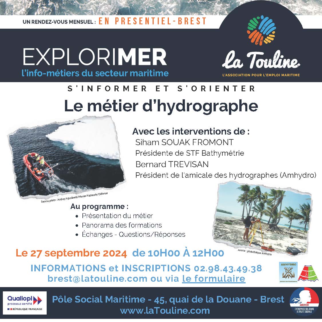 ExploriMER : le métier d'hydrographe 